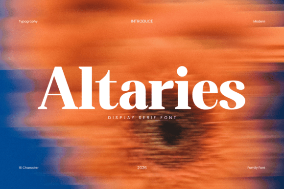 Altaries: The Elegant Serif Font for Handmade Brands