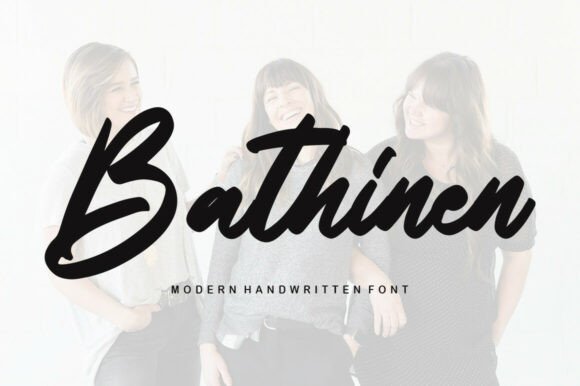 Bathinen: A Delicate Script Handwritten Font for Editorial Design