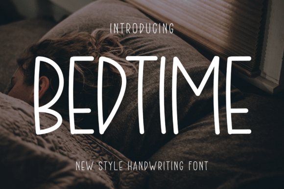 Bedtime: A Modern Script Handwritten Font for Editorial Design