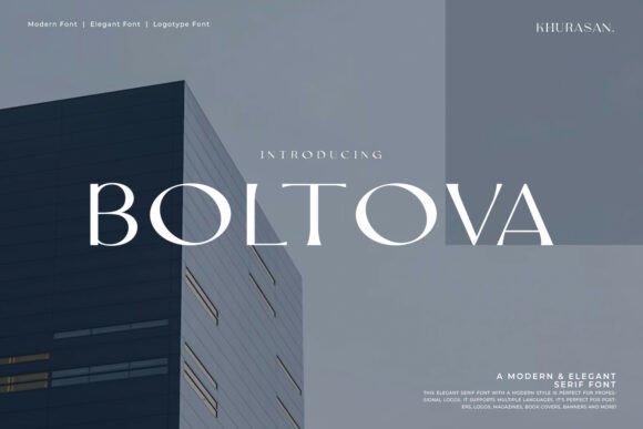 Boltova: The Premium Serif Display Font for Confident Branding