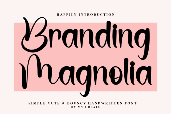 Branding Magnolia: A Festive Script Handwritten Font for Holiday Web Design
