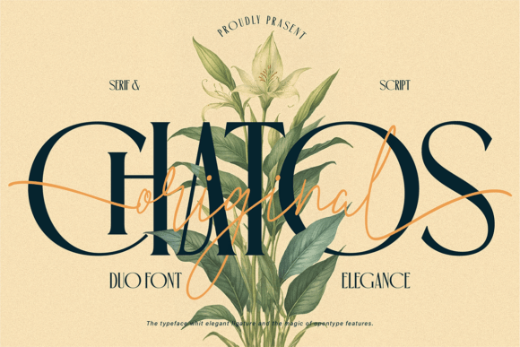 Chatos Original: The Elegant Serif and Script Duo for Handmade Brands