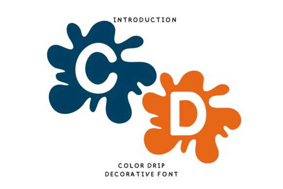Color Drip: The Decorative Font for Polished Brand Visuals