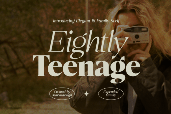 Eightly Teenage: The Elegant Serif Typeface for Modern Editorial Design