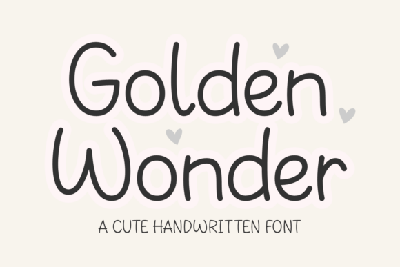 Golden Wonder: The Perfect Script Handwritten Font for Makers