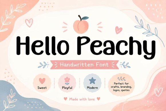 Hello Peachy: The Playful Script Handwritten Font for Engaging Campaigns