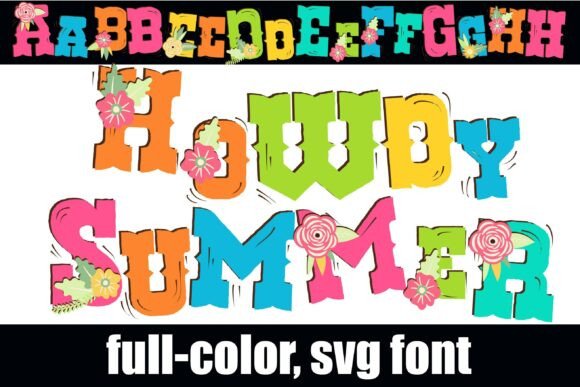 Howdy Summer Typeface: A Web Designer’s Guide to Colorful Serif Typography