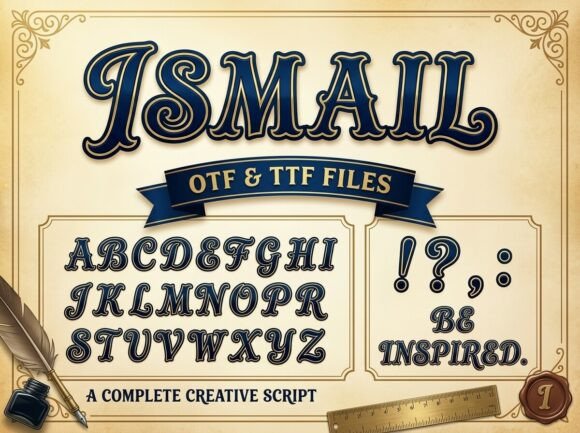 Ismail: The Premium Script Handwritten Font for Sophisticated Web Design