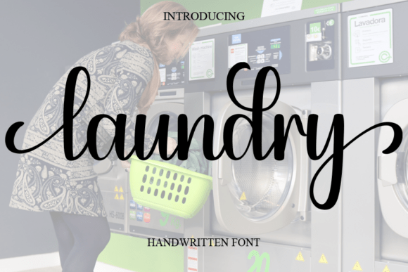 Laundry Font: A Sweet Handwritten Typeface for Your Brand
