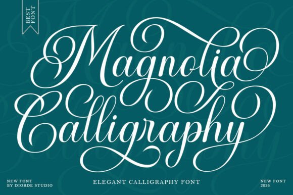 Magnolia Calligraphy: Elegant Script Font for Web Design