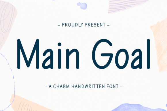 Main Goal Typeface for Modern Digital Branding