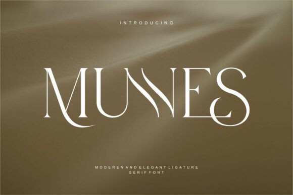 Munnes: The Elegant Serif Font for Professional Small Business Branding