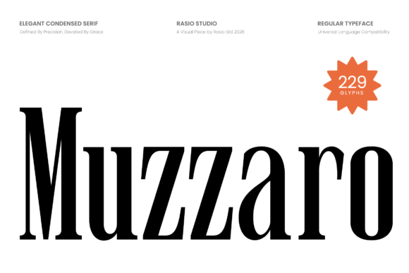 Muzzaro Font Review: Elegant Serif for Luxury Branding