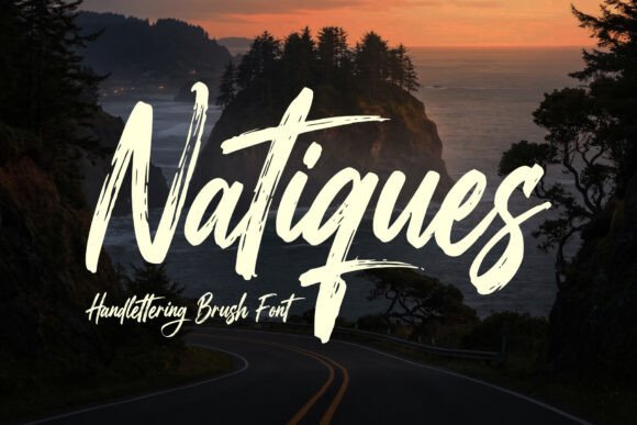 Natiques: The Bold Handlettering Brush Font for Expressive Web Design