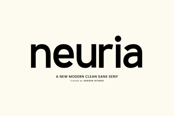 Neuria: A Modern Clean Sans Serif Typeface for Digital Branding
