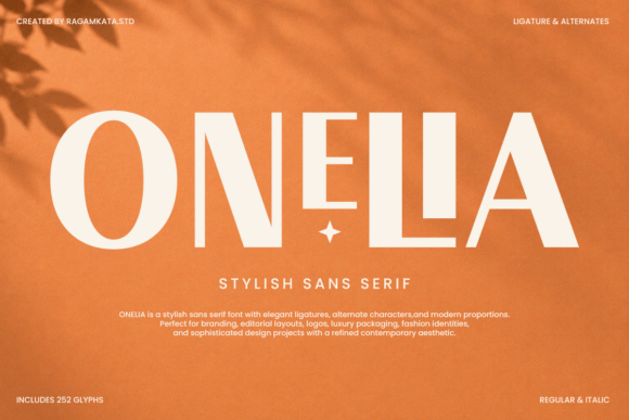 Onelia Font: Elevate Your Brand Identity With Modern Elegance