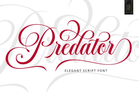 Predator Script: An Elegant Handwritten Font for Luxury Craft Designs