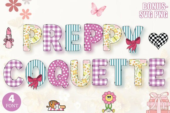 Preppy Coquette Decorative Typeface Review for Handmade Brands