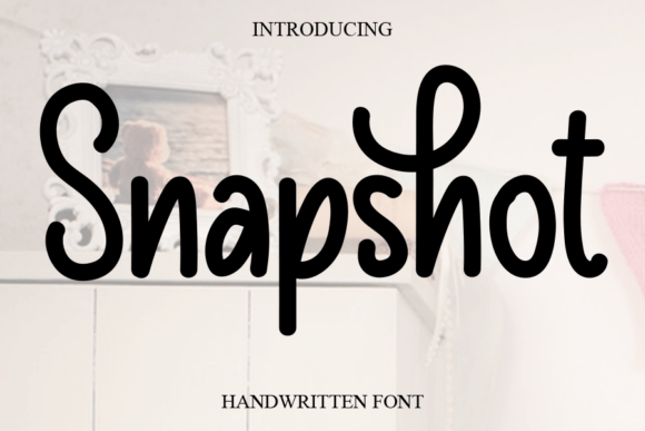 Snapshot: A Sweet Script Handwritten Font for Editorial Design