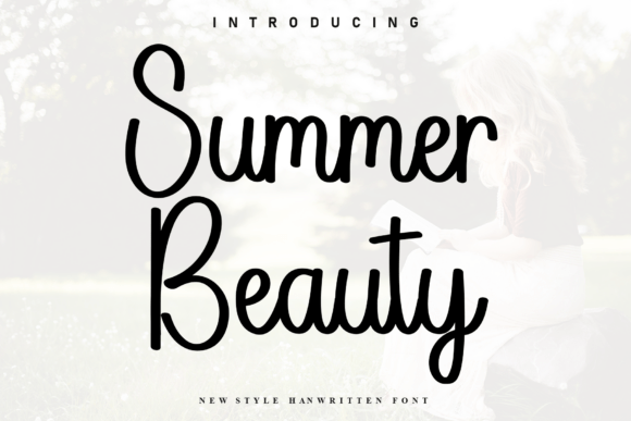 Summer Beauty: A Relaxed Handwritten Font for Creative Branding