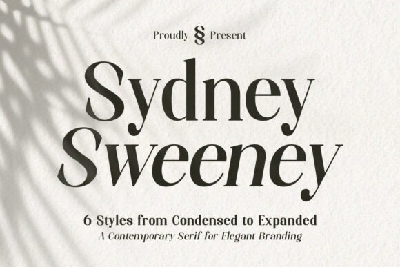 Sydney Sweeney Typeface Review for Elegant Branding