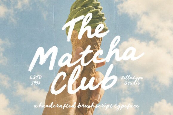 The Matcha Club Typeface for Modern Digital Branding