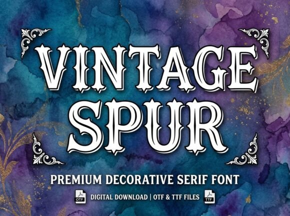 Vintage Spur Typeface: A Designer’s Guide to Old-School Flair