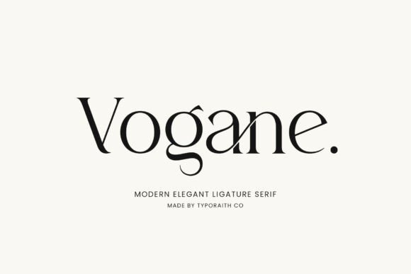Vogane Typeface: Elevating Brand Identity with Modern Elegance