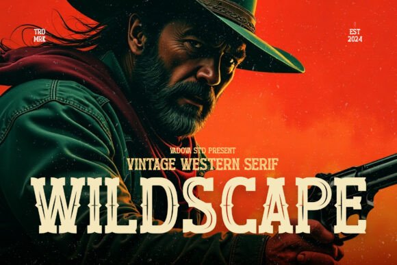Wildscape: The Bold Vintage Serif Font for Authentic Branding